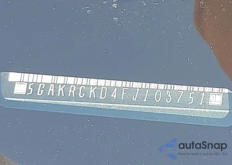 2015 Buick Enclave Premium from USA, damaged, VIN 5GAKRCKD4FJ103751